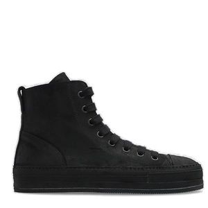 all black suede Demeulemeesters